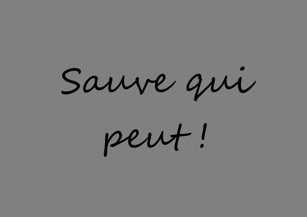 152. Sauve qui peut ! – Château des Allymes